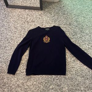 Navy Vintage Ralph Lauren sweater. Great condition size M